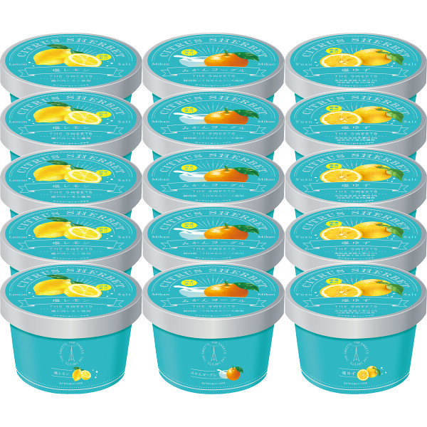 ザ・スウィーツ　日本の柑橘シャーベット（１５個）【25-1001-547】