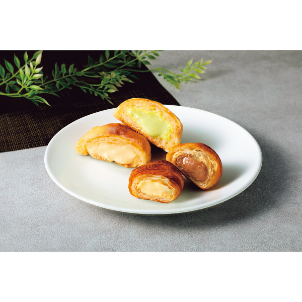 八天堂　ミニくりーむクロワッサン・くりーむメロンパン１２個詰合せ【25-1005-543】