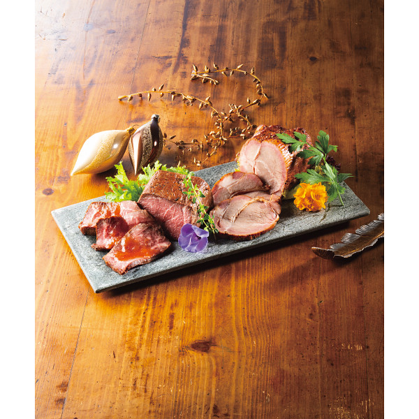 「賛否両論」　和のローストビーフ＆ローストポークギフト【25-1021-513】