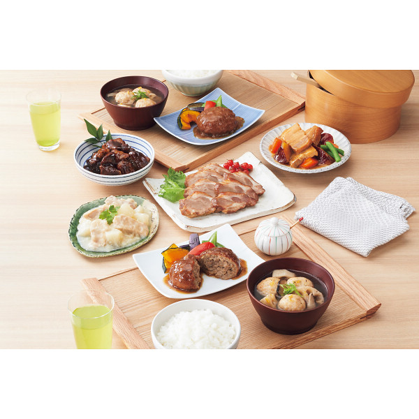 至福の和食　「賛否両論」　和風ハンバーグ＆和惣菜ギフト【25-1024-76】