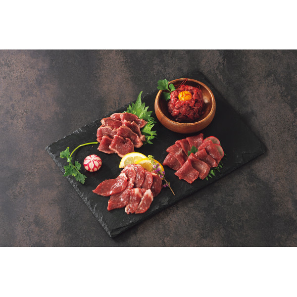 フジチク　ふじ馬刺し詰合せ【雅】【25-1024-580】