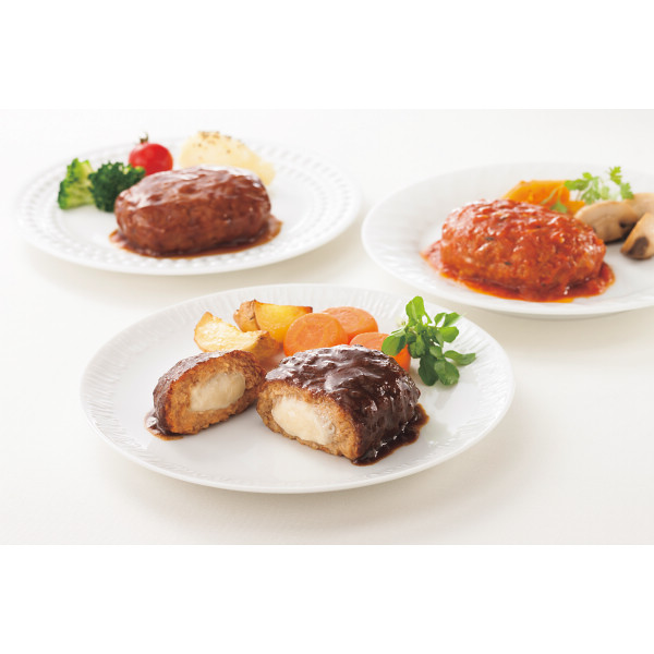 伊藤ハム　キリクリームチーズ使用　ハンバーグギフト（１２個）【25-1028-12】