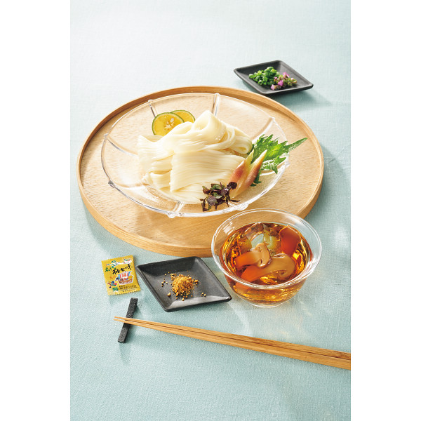 柚子七味で食べる三輪素麺【25-1069-53】