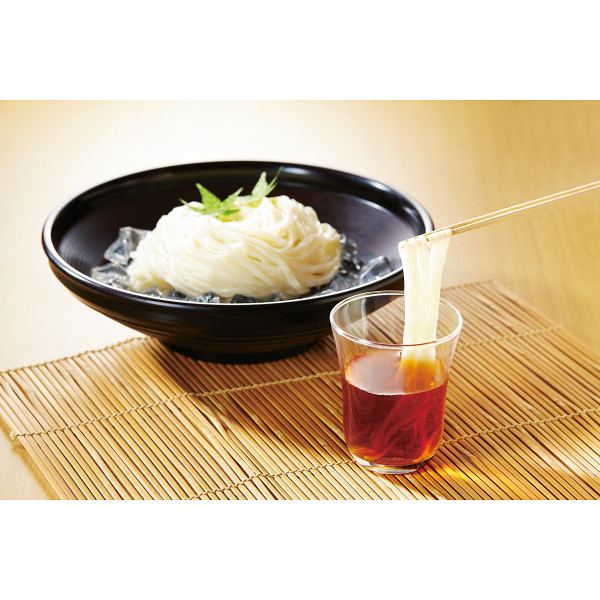 無限堂　稲庭饂飩・比内地鶏つゆ【25-1070-19】