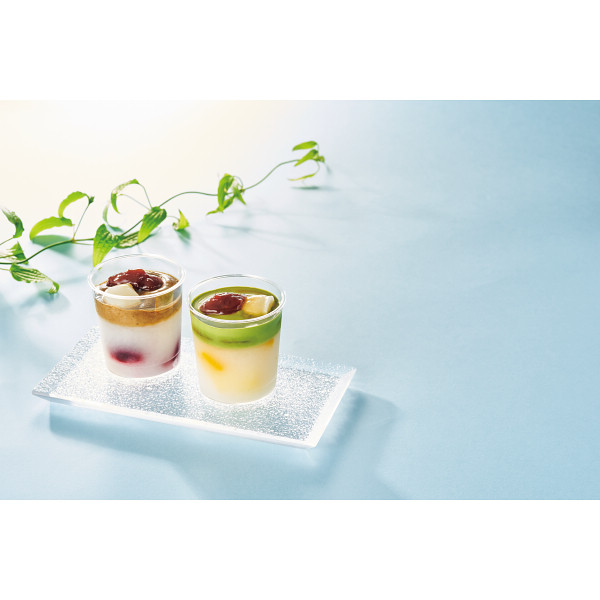 ホシフルーツ　黒蜜で食べるクリームあんみつ【25-1204-74】