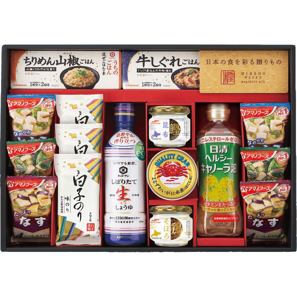 味香門和膳（みかどわぜん）アマノフーズ＆キッコーマン和食詰合せ【25-1224-32】