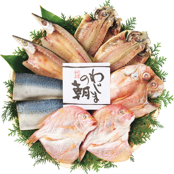 わじまの朝干物セット（５種９枚）【25-1232-27】