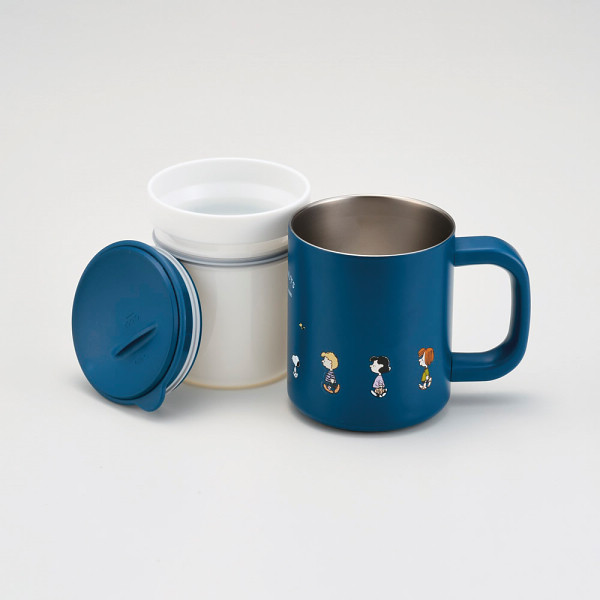 スヌーピー　インナーカップ付ステンレスマグカップ【26-7065-28】