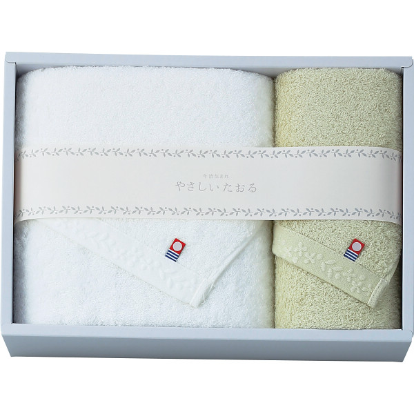 やさしいたおる　バス・フェイスタオルセット【26-7070-129】