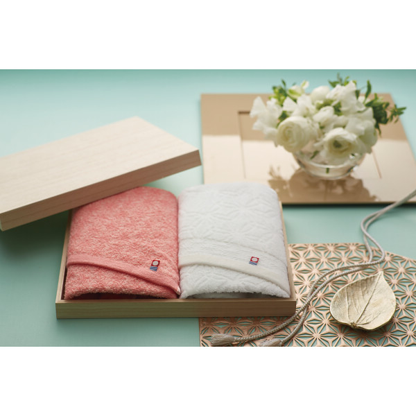 寿々～じゅじゅ～　フェイスタオルセット（木箱入）【26-7071-36】