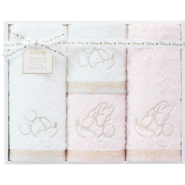 ディズニー　プレミアム　フェイス・ゲストタオルセット【26-7088-169】