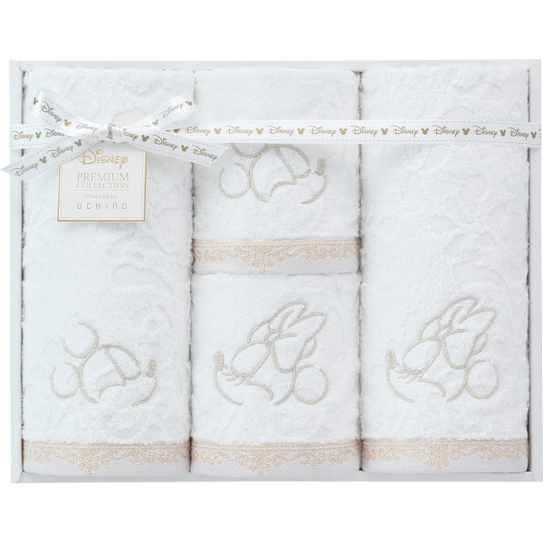 ディズニー　プレミアム　フェイス・ゲストタオルセット【26-7088-177】