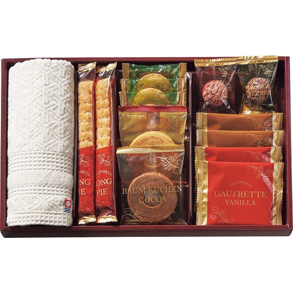 スイーツアソート＋Ｓ　今治タオル組合せギフト【26-7091-45】