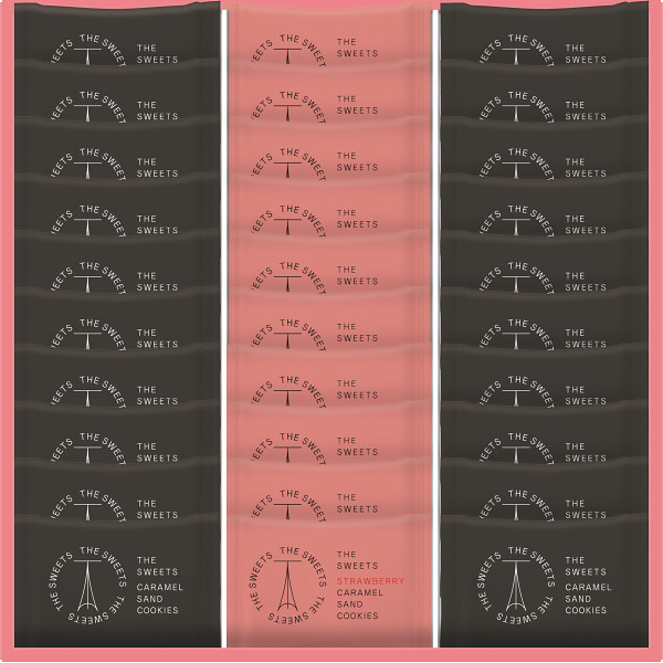 ザ・スウィーツ　キャラメルサンドクッキー（オリジナル＆苺）（３０個）【26-7103-51】