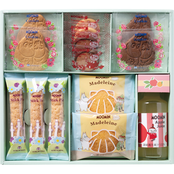 ムーミン　ジュース＆スイーツセット【26-7122-72】