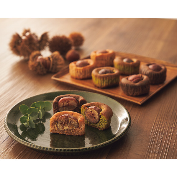 菓心谷常　一粒栗焼きモンブラン（９個）【26-7129-18】