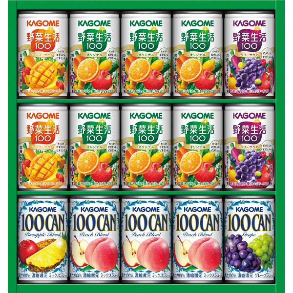 カゴメ　すこやかファミリーギフト（１５本）【26-7152-44】