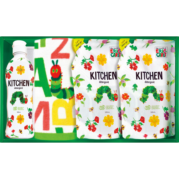 はらぺこあおむし　キッチン洗剤タオルセット【26-7167-41】