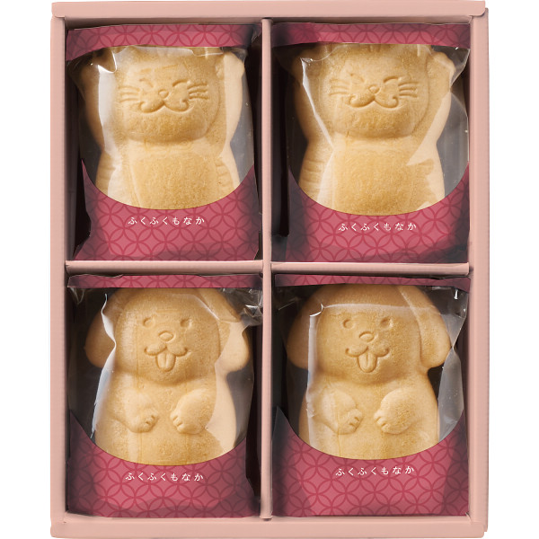 菓匠八　ふくふくもなか（４個）【26-7214-23】