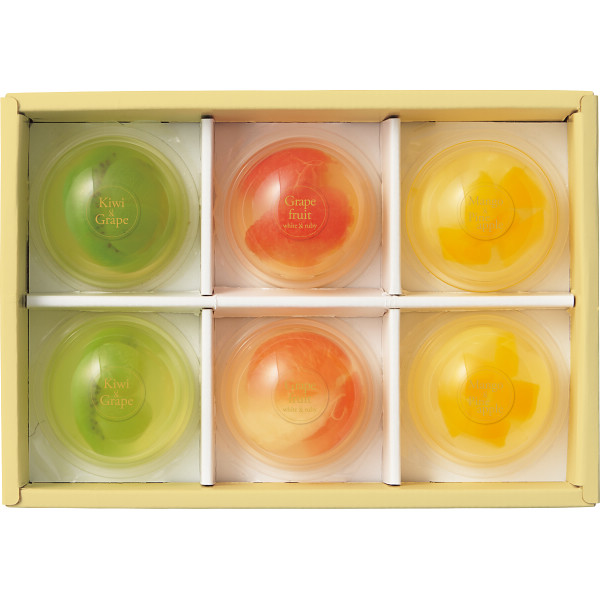 ザ・スウィーツ　フルフルフルーツゼリー（６個）【26-7215-20】