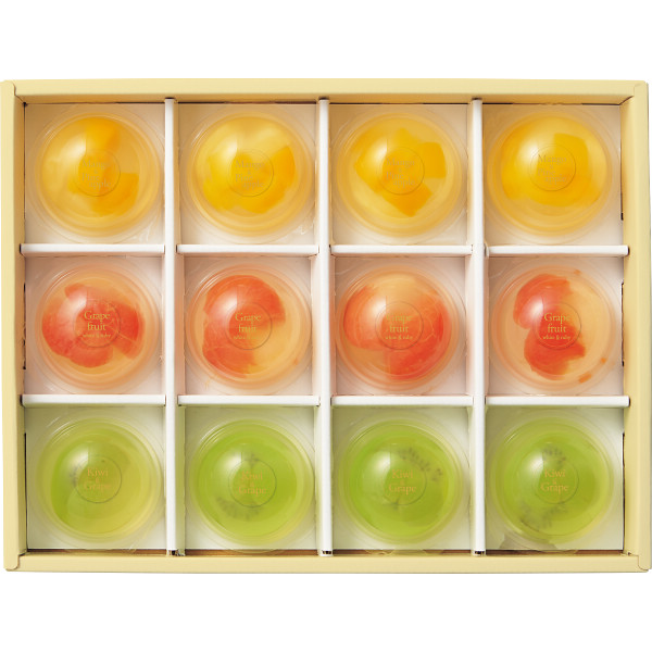 ザ・スウィーツ　フルフルフルーツゼリー（１２個）【26-7215-62】